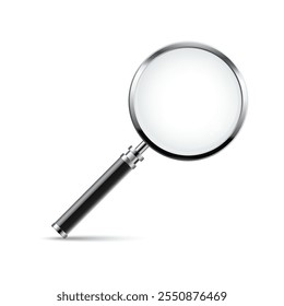 Magnifying glass vector illustration. Realistic Magnifying glass 