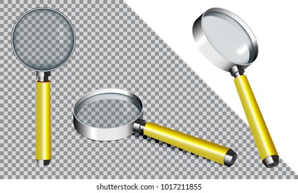 Magnifying glass vector illustration.EPS10.