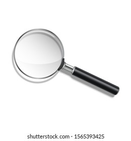 Magnifying glass vector isolated on white background. Vector