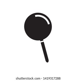 magnifying glass vector simple design