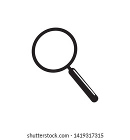 magnifying glass vector simple design
