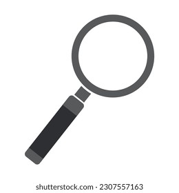 diseño simple del vector de vidrio de aumento