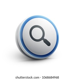 Magnifying glass web icon