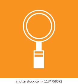 Magnifying glass, zoom icon, stock vector illustration, EPS10.