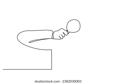magnifying glass zooming human person holding it with hand investigating