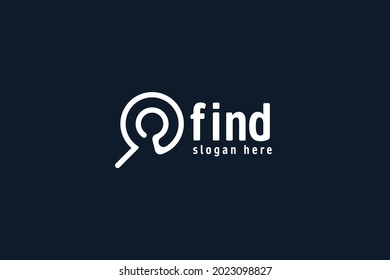 magnifying glasses logo design vector illustration.