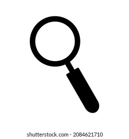magnifying glasses vector icon isolated on white background