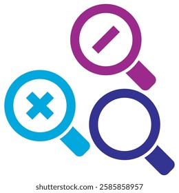 Magnifying Glass,Magnifier zoom icon vector design templates