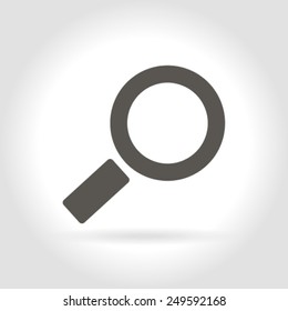 Magnifying glass.Vector illustration.