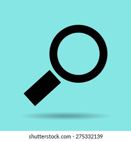 Magnifying glass.Vector illustration