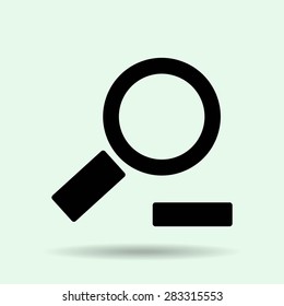 Magnifying glass.Vector illustration