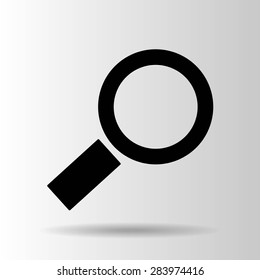 Magnifying glass.Vector illustration.