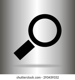 Magnifying glass.Vector illustration