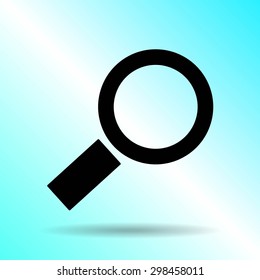 Magnifying glass.Vector illustration