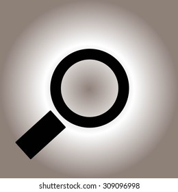 Magnifying glass.Vector illustration