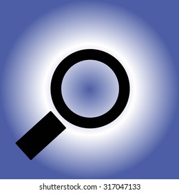 Magnifying glass.Vector illustration