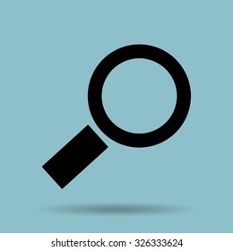 Magnifying glass.Vector illustration