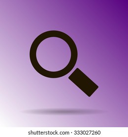 Magnifying glass.Vector illustration