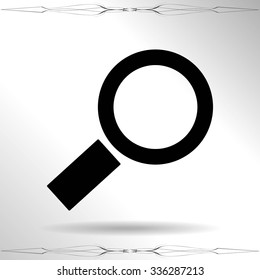 Magnifying glass.Vector illustration
