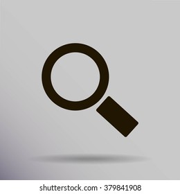 Magnifying glass.Vector illustration
