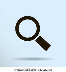 Magnifying glass.Vector illustration
