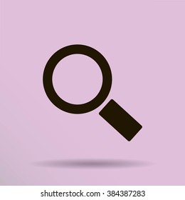 Magnifying glass.Vector illustration