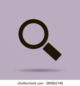 Magnifying glass.Vector illustration