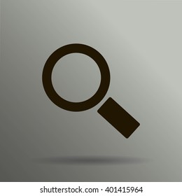 Magnifying glass.Vector illustration