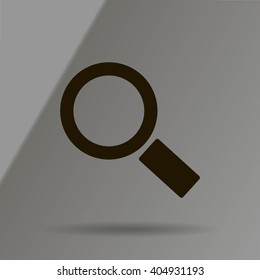 Magnifying glass.Vector illustration