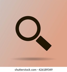 Magnifying glass.Vector illustration