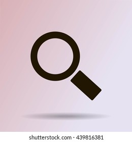 Magnifying glass.Vector illustration