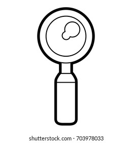 magnifying glassvector illustration 