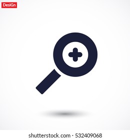 Magnifying icon