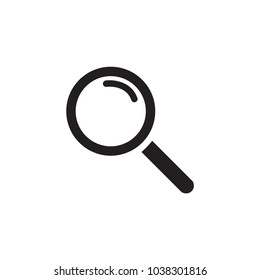 Magnifying icon. Magnify glass. Research, f ind icon vector. Lens, look magnifier, loupe sign. Linear style sign for mobile concept and web design. Search symbol illustration. vector graphics - Vector