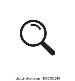 Magnifying Icon. Magnify Glass. Research, Find Icon Vector. Lens, Look Magnifier, Loupe Sign. Linear Style Sign For Mobile Concept And Web Design. Search Symbol Illustration. Vector Graphics - Vector