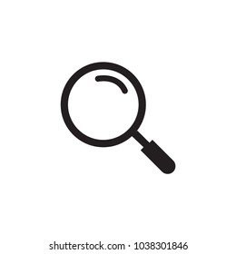 Magnifying icon. Magnify glass. Research, f ind icon vector. Lens, look magnifier, loupe sign. Linear style sign for mobile concept and web design. Search symbol illustration. vector graphics - Vector
