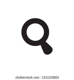 Magnifying icon search symbol vector logo template