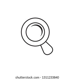 Magnifying icon search symbol vector logo template