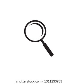 Magnifying icon search symbol vector logo template