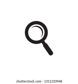 Magnifying icon search symbol vector logo template