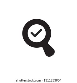 Magnifying icon search symbol vector logo template