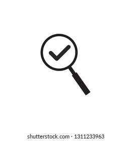 Magnifying icon search symbol vector logo template