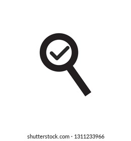 Magnifying icon search symbol vector logo template