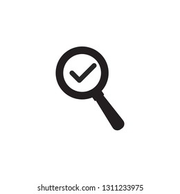Magnifying icon search symbol vector logo template