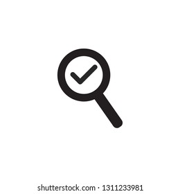 Magnifying icon search symbol vector logo template