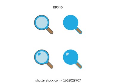 Beeindruckendes Symbol-Set, flaches Icon-Design