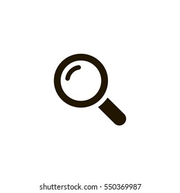 magnifying icon. sign design