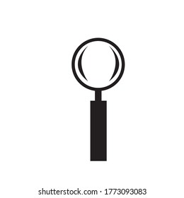 magnifying logo design ilustration templat
