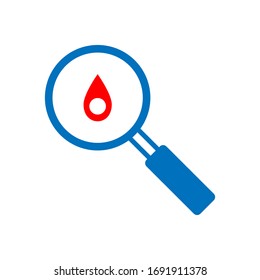 Mit der Vektorillustration des Pin-Locator-Symbols vergrößern