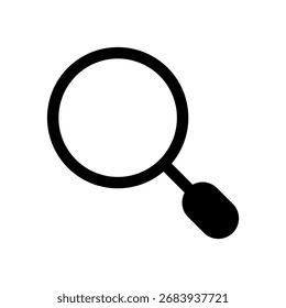 Búsqueda de aumento Solid Icon Design